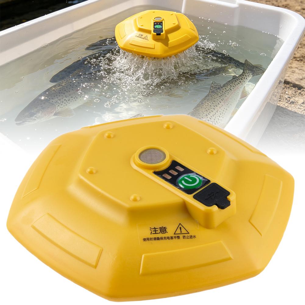 Fish Pond Aerator - Portable Floating Fish Tank Oxygen Pump,