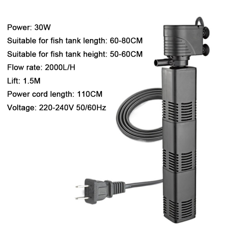 Fish Pond Aerator - Plastic 3 in 1 Fish Tank