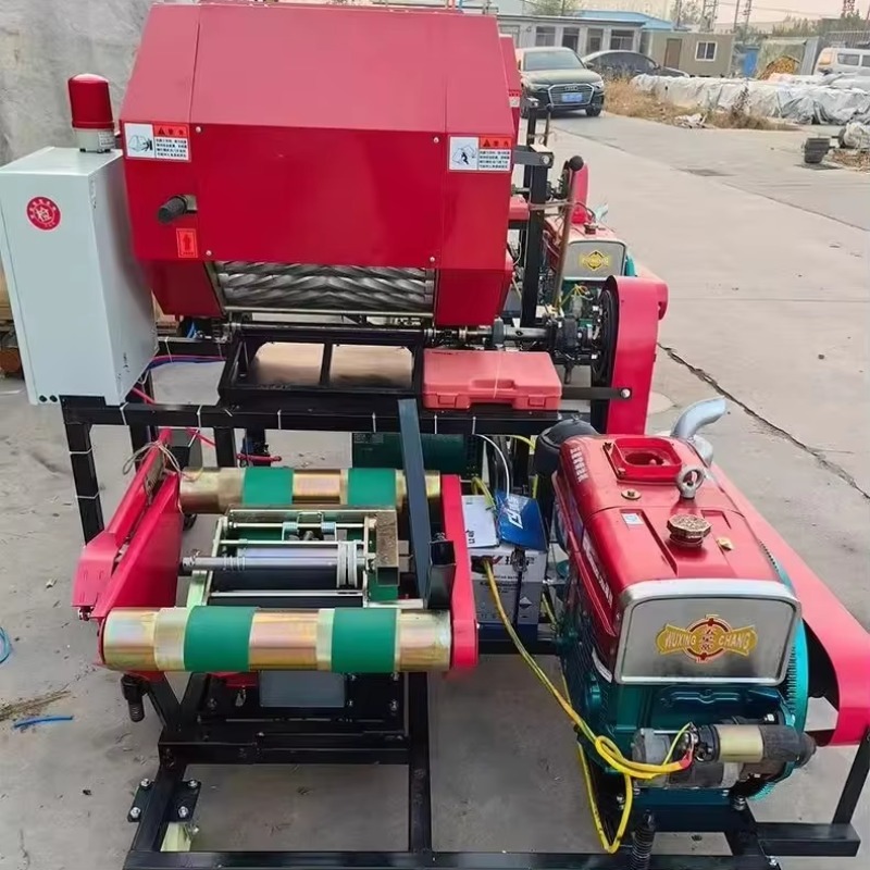 Silage Baler Machine - 2024 Full Automatic Di esel Engine