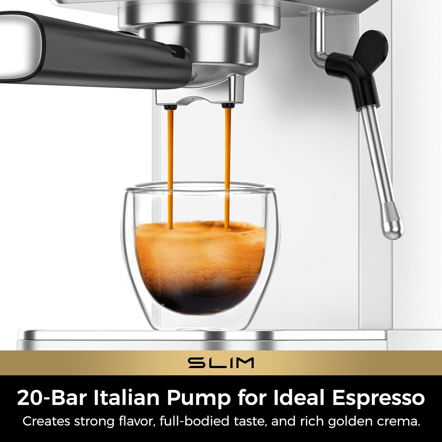 20 Bar Espresso Machine with M - Milking Machine ulasan dan harga