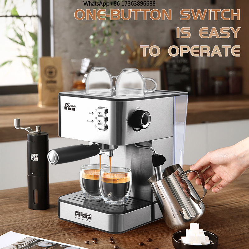 DSP 15 Bar Espresso Coffee Mak - Milking Machine ulasan dan harga