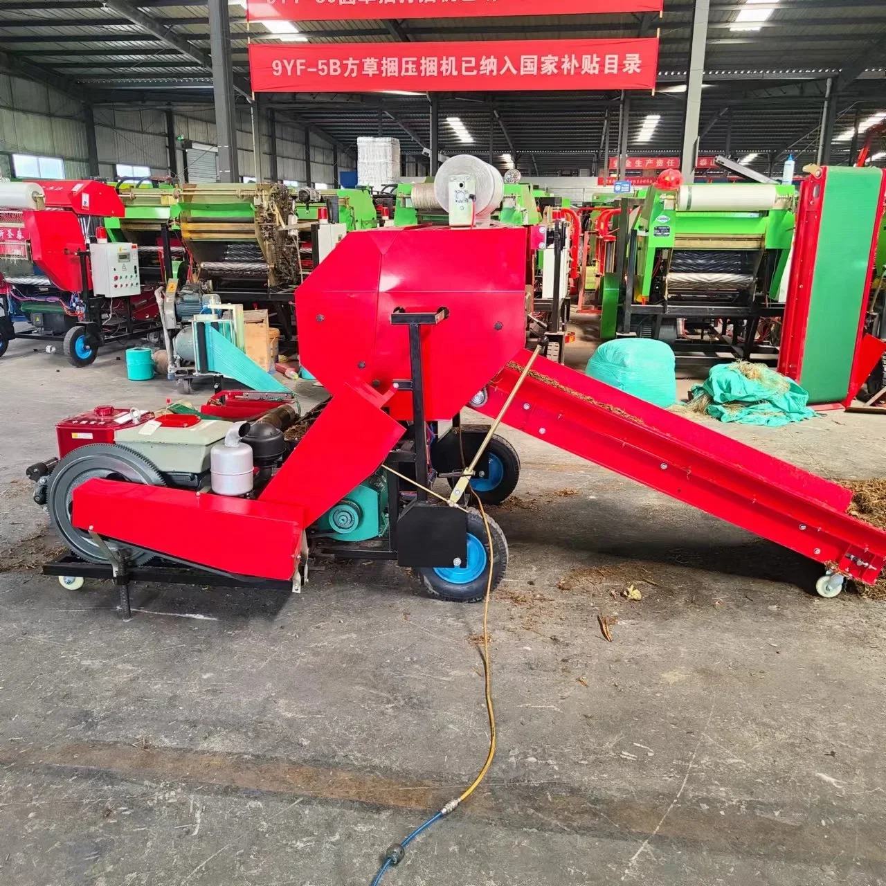 Dieel Automatic Hay Pto Grass  - Silage Baler Machine ulasan dan harga