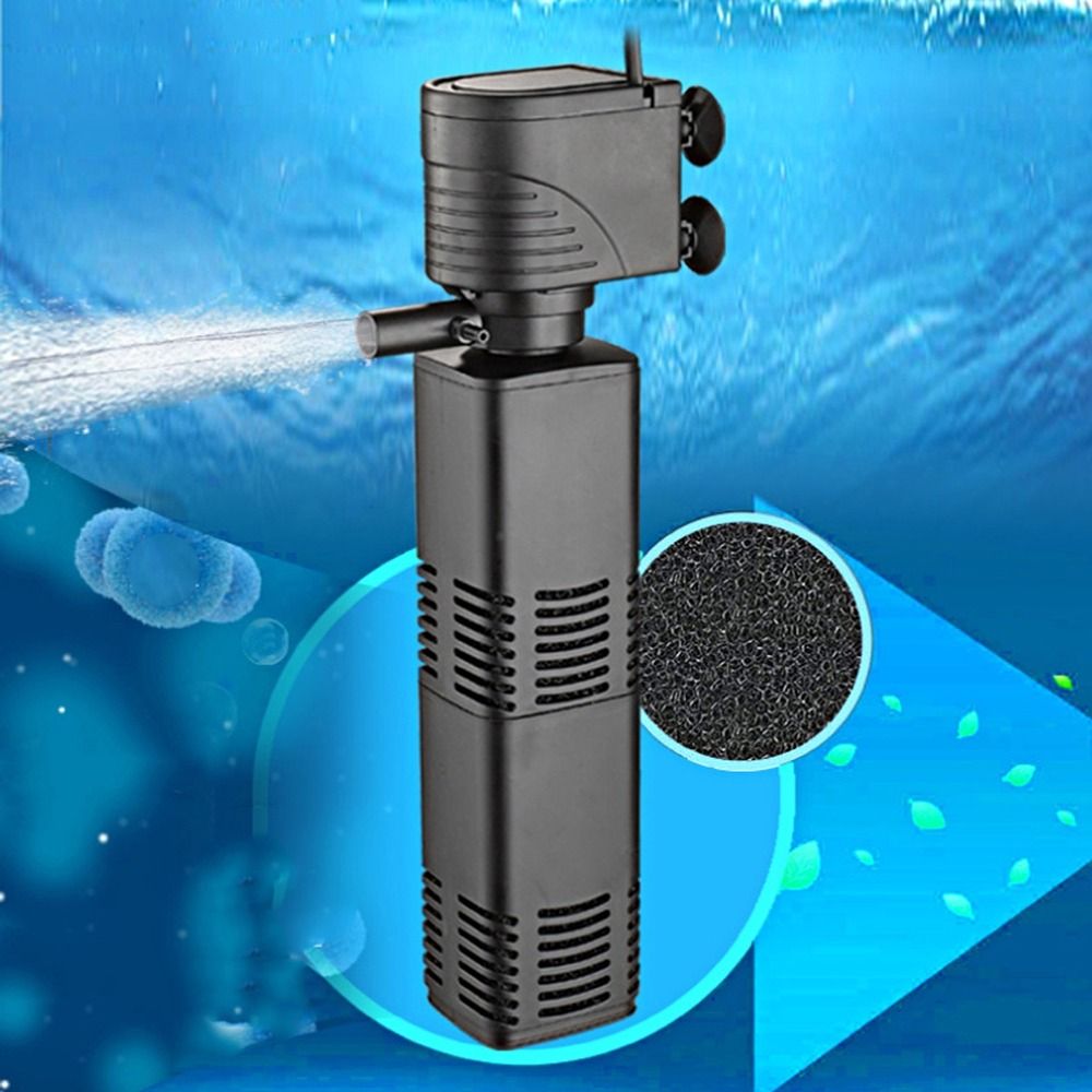 Plastic 3 in 1 Fish Tank Filte - Fish Pond Aerator ulasan dan harga