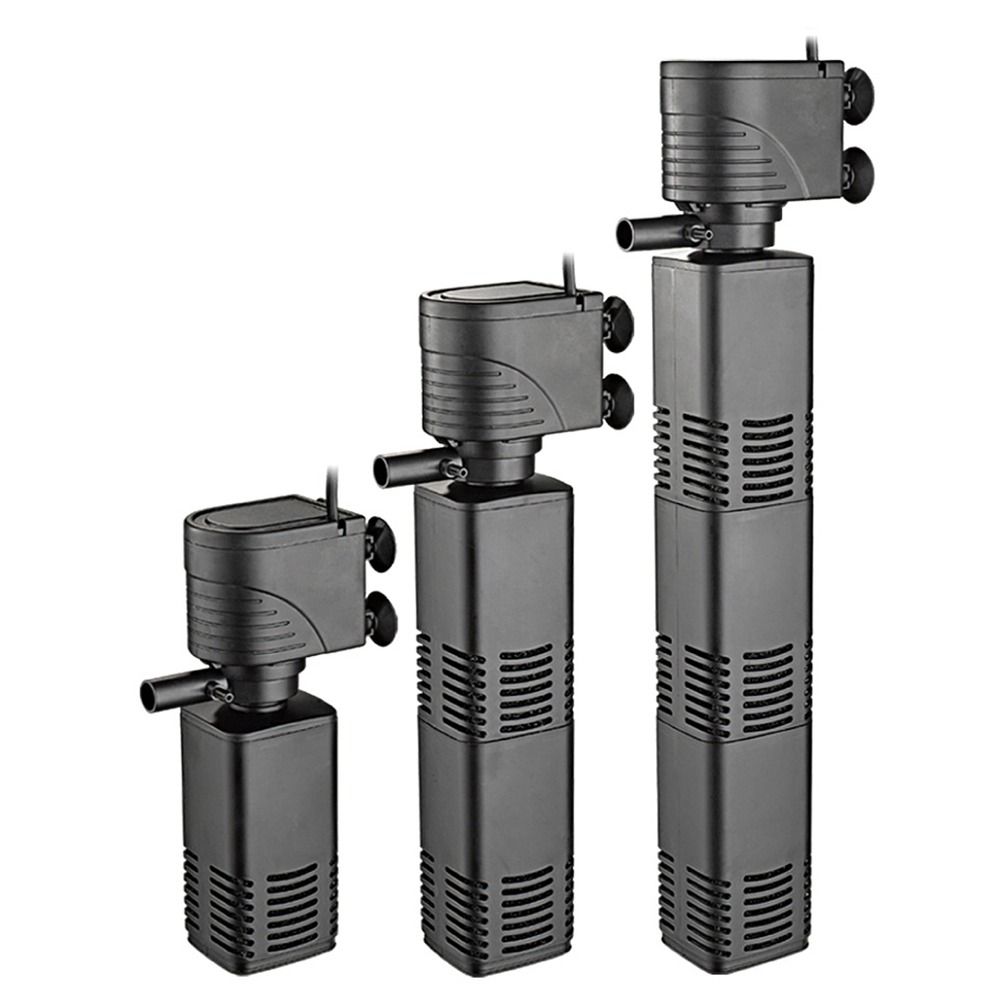 Plastic 3 in 1 Fish Tank Filte - Fish Pond Aerator ulasan dan harga