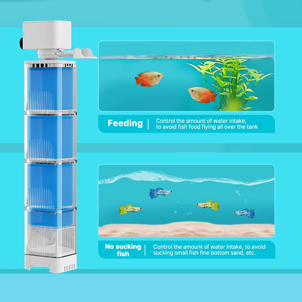 Aquarium Filter Pump Fish Tank - Fish Pond Aerator ulasan dan harga